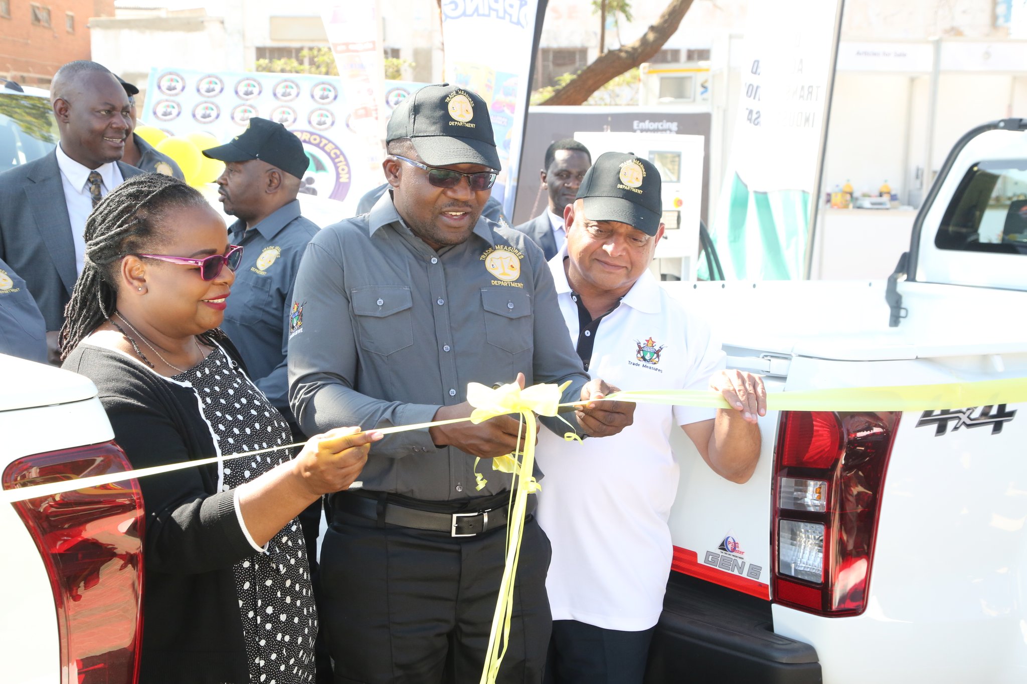 The Minister of Industry and Commerce Launches Trade Measures uniforms and vehicles